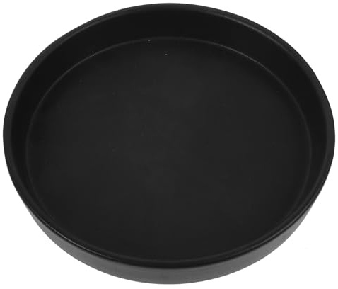 Luxshiny Platillo de Cerámica para Plantas Morado, Bandeja Redonda Reutilizable para Macetas y Bonsáis, Bandeja de Agua para Plantas, Plato de Jardinería para Recoger Agua, Adecuado