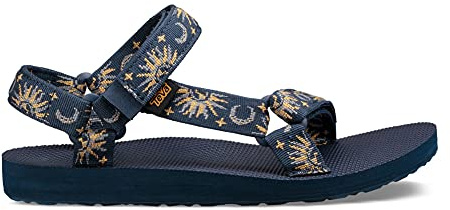 Teva Women's Original Universal Sandal, Sun and Moon Insignia Blue, 8