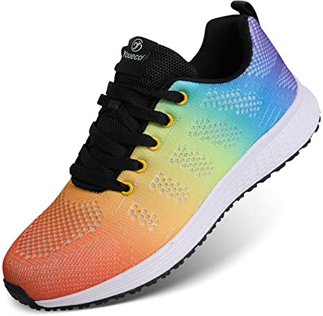 Femme Running Baskets Respirant Marche Running Chaussures Fitness Course Basses Athlétique Gym Mode Sneakers