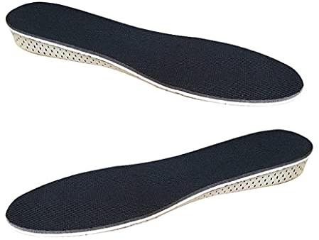 Plantilla de Zapatos de Aumento de Altura(EU 35-43), Espuma memoria Longitud total Altura Aumento Plantilla Invisible Incremento talón Inserciones elevación Plantillas de aumento de altura (2cm)