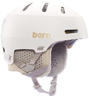 Bern Macon 2.0 MIPS Winter Helmet - Matte White - Matte White S