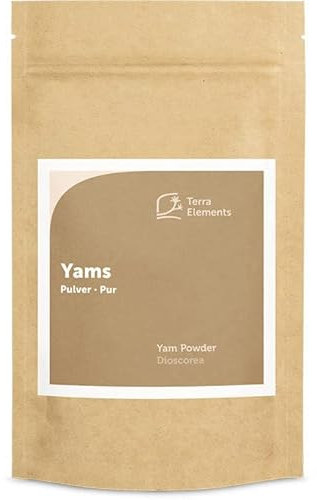 Terra Elements Yams Pulver, 100 g I Yamswurzel I Dioscorea I 100% rein I Vegan