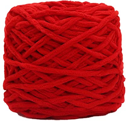Filato di Ciniglia da 165 g, Filato per Maglieria a Mano Filato per Uncinetto Grosso Filato Ciniglia Grosso per Coperte Filato Cotone Spesso per Lavorare a Maglia