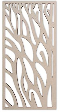 Wooden Tree Branch Lattice - Overlays, Mandala Wall Art for Home Decor, Wall Panels, Trellis, Privacy Screens & Yard Decor