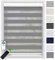 EFIXS Doppelrollo mit Kassette 70 x 175 cm (BxH) in grau/Duo Rollo mit Premium-Unterschiene/Doppelrollo zum Bohren in den Breiten 40-220 cm