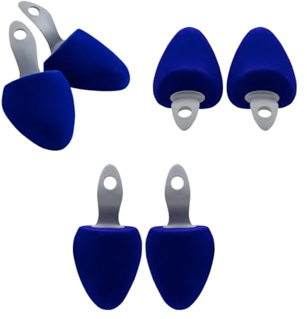 BY BNS CC Soft-Schuhformer Form Trotteur (3 Paar) für Loafer, Slipper, Trotteurs, Bootssschuhe, Mokassins und klassische Halbschuhe, aus Schaumstoff mit samtigem Bezug, glättet Gehfalten