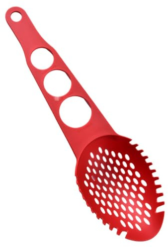 Pastatipssked - Non-stick och reptålig pastasked, värmebeständig pastask, professionell spaghettisked pastamask, pastablickepott, p