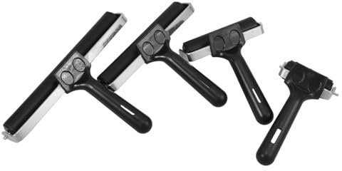 Black 4pcs Brayer Rollers for Artists Printmaking