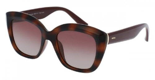 INVU Lunettes de soleil femme B2311B Verres Polarisés 100% UV PROTECT Havana Bordeaux, marron, marron