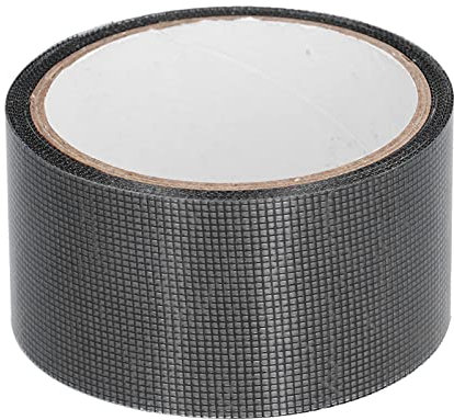 Fafeicy Adhesive Screen Repair Tape, 50mmx2m Fiber Covering Wire Mesh Tape Strong Adhesive Window Screen Replacement for Repairing Gauze