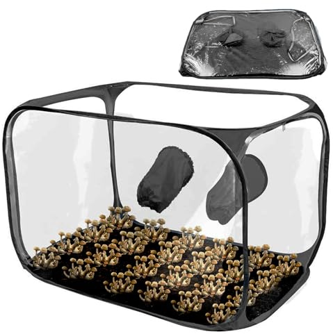 Generico Vasca per coltivazione di funghi 76x44,5cm Kit Tendas per Coltivazione di Funghi Portatile Contenitor per Coltivazion di Funghis Resistente alle intemperie pieghevole
