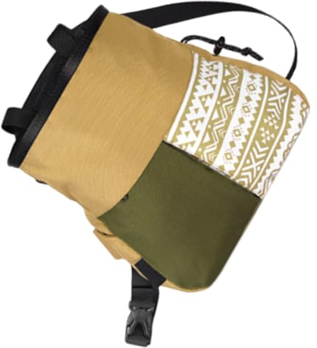 SkyPOOU 1. Borsa per gesso da arrampicata in tessuto Oxford con tasche regolabili per bouldering