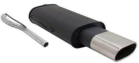 Novus Sportauspuff Endschalldämpfer Gruppe N A2292E0 mit Endrohr 75 x 135mm