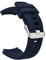 MroTech 22mm Armband kompatibel für Samsung Gear S3 Frontier Classic, Galaxy Watch 46mm Silikonarmband Uhrenarmband für Fossil Herren, Pebble Time, Moto 360 2 46mm, LG G Watch -silikon Dunkelblau