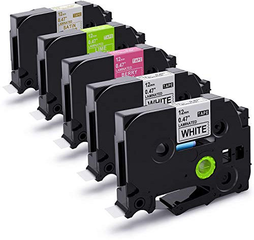 Suminey Kompatibel Schriftband als Ersatz für Brother 12mm TZe Schriftband P touch TZe-231-MQG35-MQP35-MQ934 kompatible mit Brother P Touch PT-H100LB PT-H105 PT-E100