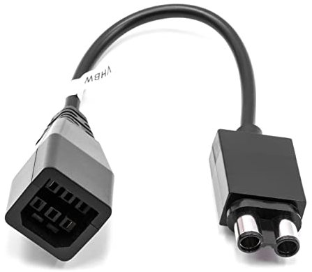 vhbw Cavo adattatore per alimentatore console di gioco compatibile con Xbox 360 Slim, One, 360 E a 360