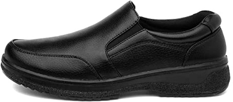 Hobos Buster Mens Black Slip On Shoe - Size 12 UK - Black