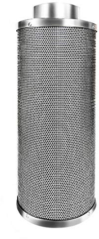 Aktivkohlefilter Grow Premium 50 mm Kohle Luftfilter Geruchsentfernung 100 125 150 200 250 315 mm Flansch (100 x 300 mm 340m³/h)