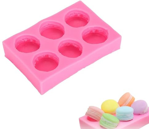 Beufee Macaron Cupcake Silikonform, DIY Macaron Silikonform DIY Backformen Werkzeuge Silikonform Werkzeuge Für Fondant Kuchen Dekorationen Backen Gummipaste Schokolade Süßigkeiten Seife Badekugeln
