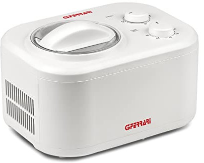 G3 Ferrari G20144 Máquina de helados 'Neve', 1 Litro, Compresor, Blanco