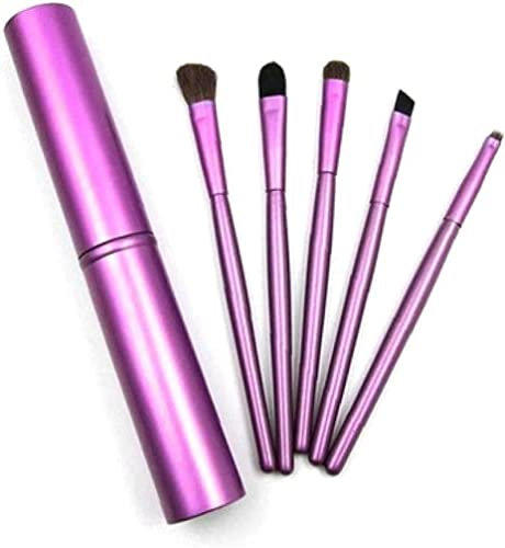 5pcs Professionale Viaggio Portatile Mini Spazzole Trucco Occhi Set Smudge Ombretto Eyeliner Sopracciglio Pennello Lip Make Up Brush KitProfessionale e Moda