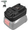 NUOGEDZ Adapter for Bosch 18 V Pba Battery for Parkside 20 V XTeam Series Power Tool Battery, Suitable for Power X-Change Plus Battery to Pap 20A1 Pap 20B1, Pap 20B3 Battery (No Battery)