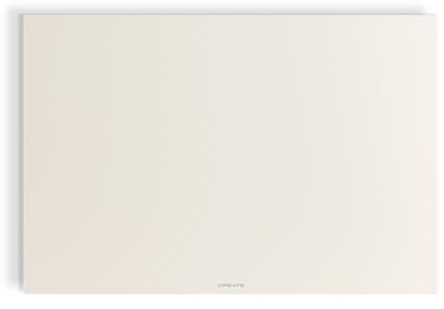 CREATE/WARM MINIMAL IR/Calefactor infrarrojo de pared con WiFi blanco roto/Para estancias de hasta 10m², control desde la app, protección IP24, acabado espejo, 520W