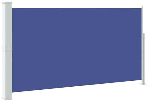 Gecheer Tenda da sole laterale privacy, protezione vento e sole, poliestere resistente ai raggi UV, 160 x 300 cm, blu, per patio e terrazzo