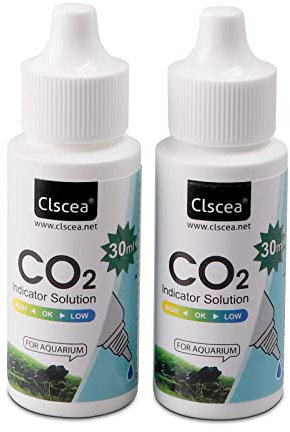 Clscea CO2-Indikator-Lösung für Aquarien, 60 ml