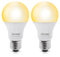 DiCUNO E27 LED Lampe mit Dämmerungssensor, 9W (ersetzt 60W), Automatische Tag-Nacht Sensorlampe, Lichtsensor Glühbirne 2700K Warmweiß, 800lm, Außenbeleuchtung, nicht dimmbar, 2er Pack