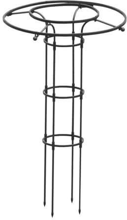 Djowyh Enrejado trepador para plantas, 120 cm, enrejado de jardín para plantas en maceta, columna para plantas trepadoras, de metal, para apoyo, rejilla de escalada para macetas