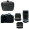 KamKorda Camera Bag + R7 Mirrorless Camera + RF-S 18-45mm + RF-S 55-210mm + RF 50mm f/1.8 STM lenses, 32.5MP APS-C CMOS Sensor, 4K60 10-Bit Video + 2 Year Warranty