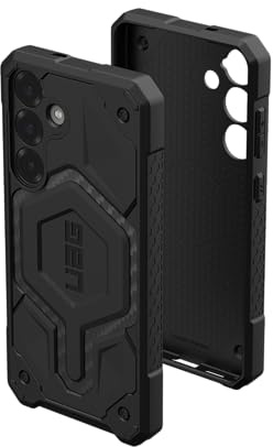 URBAN ARMOR GEAR Monarch Pro Case Samsung Galaxy S25 Plus Hülle (Magnetring, Designed for Samsung Zertifiziert, Wireless Charging kompatibel, 6m Fallschutz nach Militärstandard) Carbon Fiber