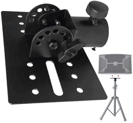 Poste de trípode giratorio de metal de 35 mm, cubierta de soporte de altavoz, poste de soporte giratorio para altavoz de DJ, cubierta de trípode para altavoz de DJ, herramienta de soporte multiusos