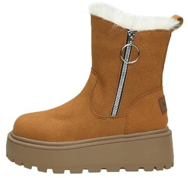 Apres Ski Femme Bottes De Neige Apres-Ski Chaussure Bottines Imperméable Boots Fourrées Botte Pour Chaussures Montantes Randonnée Hiver Après-Ski Impermeable Glacia Barefoot D'hiver Bottine Snow