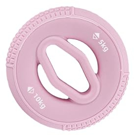 lopituwe Anneaux de renforcement de la force préhension Premium pour un entraînement des -bras et des doigts. Renforcement la force préhension et serrage, rose, 5 à 10 kg
