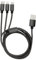REV – Multi USB Kabel von USB A auf USB-C, Micro-USB & Lightning – Universal Ladekabel – Schnellladekabel 100cm Länge, 5V DC, 2,4A