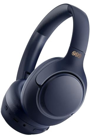 QCY H3 ANC Cuffie Bluetooth Over-Ear Cancellazione Attiva del Rumore, Hi-Res Audio e Bass, Chiamate Nitide, Connessione Multipunto, Bluetooth 5.4, 60 Ore Riproduzione, Cuffia Pieghevole Senza Fili