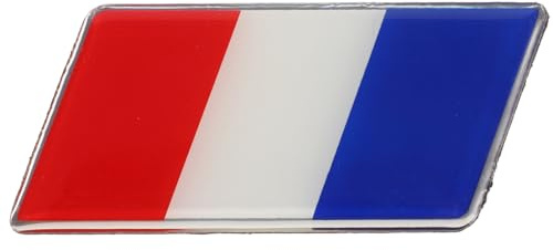 Niyangle Autocollant Voiture Drapeau FrançAis 6.50 X 3.00 Cm Protection Anti-Rayures DéCalcomanie Patriotique Facile À Poser Accessoire Auto