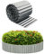 JonesHouseDeco Rollo de borde de metal galvanizado de 6 m, borde de plantas de jardín, ancho ondulado, alto 20,32 cm, bordes resistentes para parterres, césped, camino K653E02