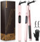 Hair Straighteners for Women, Haglater 2 in 1 Straightener and Curler Ceramic Plates Flat Iron with Adjustable Temperature LCD Display Straightening Styling Tool for Long Hair