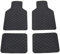 Auto FußMatten für Mini Mini one 2014-2024 LHD, Allwetterschutz Leder PU Fussmatten Vorne und Hinten Automatten Set Auto Bodenmatte wasserdichte und Verschleißfeste,A Black