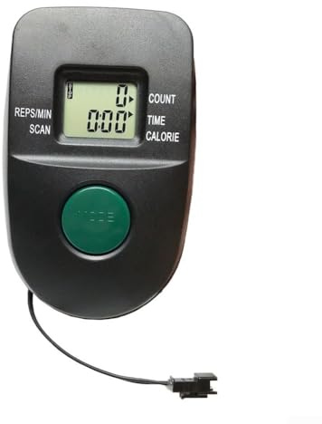 Cloudpower Monitor, LCD Electronic Bicycle Spin Bike Computer Monitor for Stationary Bike Rowing Machine Calorie Time Speed Tracking