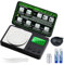 Wigearss 0.001g/50g Digital Milligram Scale, Mini Gram Scale,Pocket Micro Scale for Jewelry,Powders,Medicine,food, High Precision Mg Sc-ale with Tweezer,Cal Weight, Battery,Measuring Cup-50g MAX