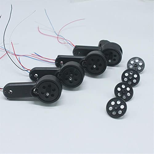 QASULER El brazo de ala plegable incluye un conjunto engranajes, cojinetes, etc., for piezas repuesto cuadricóptero RC SG700-D Drone Brazo de mantenimiento de drones FPV