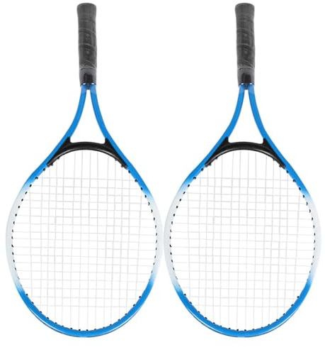 Dioche Ensemble de Tennis pour Enfants Ensemble de Raquettes de Tennis pour Enfants en Alliage de Fer - Raquette pour Débutant avec Cadre Léger, Prise en Main Confortable, Comprend Une Balle de et