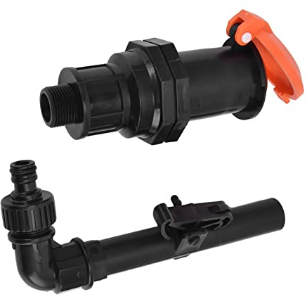 Zerodis Conector de Entrada de Agua para Manguera, Rosca Macho G3/4, Válvula de Acoplamiento Rápido de Plástico para Riego, Césped, Accesorio para Manguera de Invernadero