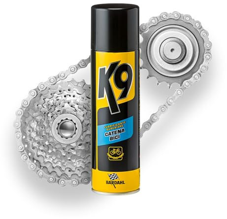 Bardahl K9 Lubrifiant Spray supérieur pour chaîne de vélo de route et hors route, accessoires de vélo, chaîne Lube