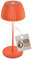 BRILONER - Riffle Mini LED Tischlampe kabellos IP44 mit Lichtkante, Touchdimmer, Akku tauschbar, Nachttischlampe, LED Lampe, Akku Lampe, German Design Award Winner 2025, 8,5 x 20 cm, Orange
