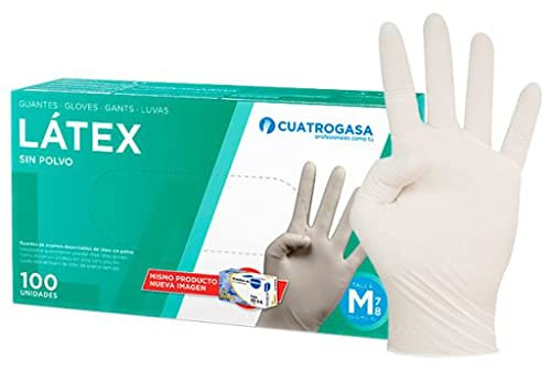 Cuatrogasa No Brand Luvas Latex s/Po Super Finas Tamanho (XS) - Paket 100un) / S